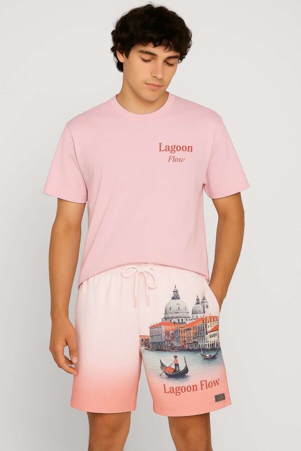 Pink – Venice Vibes Tee - Image 2